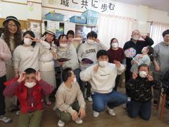 最後は集合して記念写真。思い出になりました。